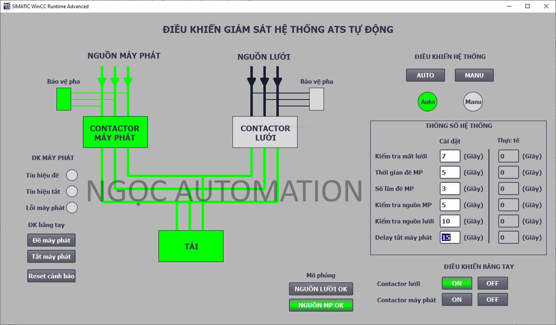Đồ án lập trình hệ thống ATS tự động - Tia Portal và PLC S71200