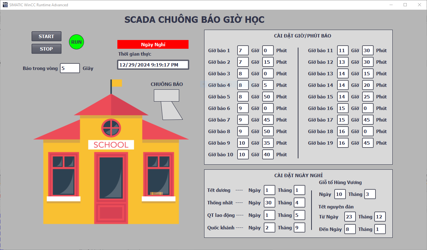 Đồ án chuông báo giờ học - Tia poral và PLC S71200