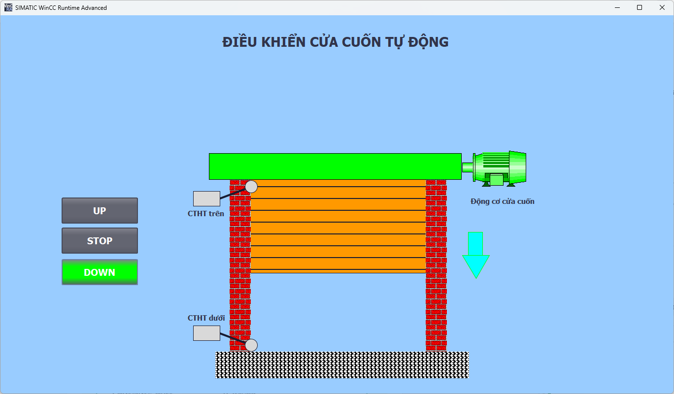 Đồ án cửa cuốn tự động - PLC S71200 và Tia portal